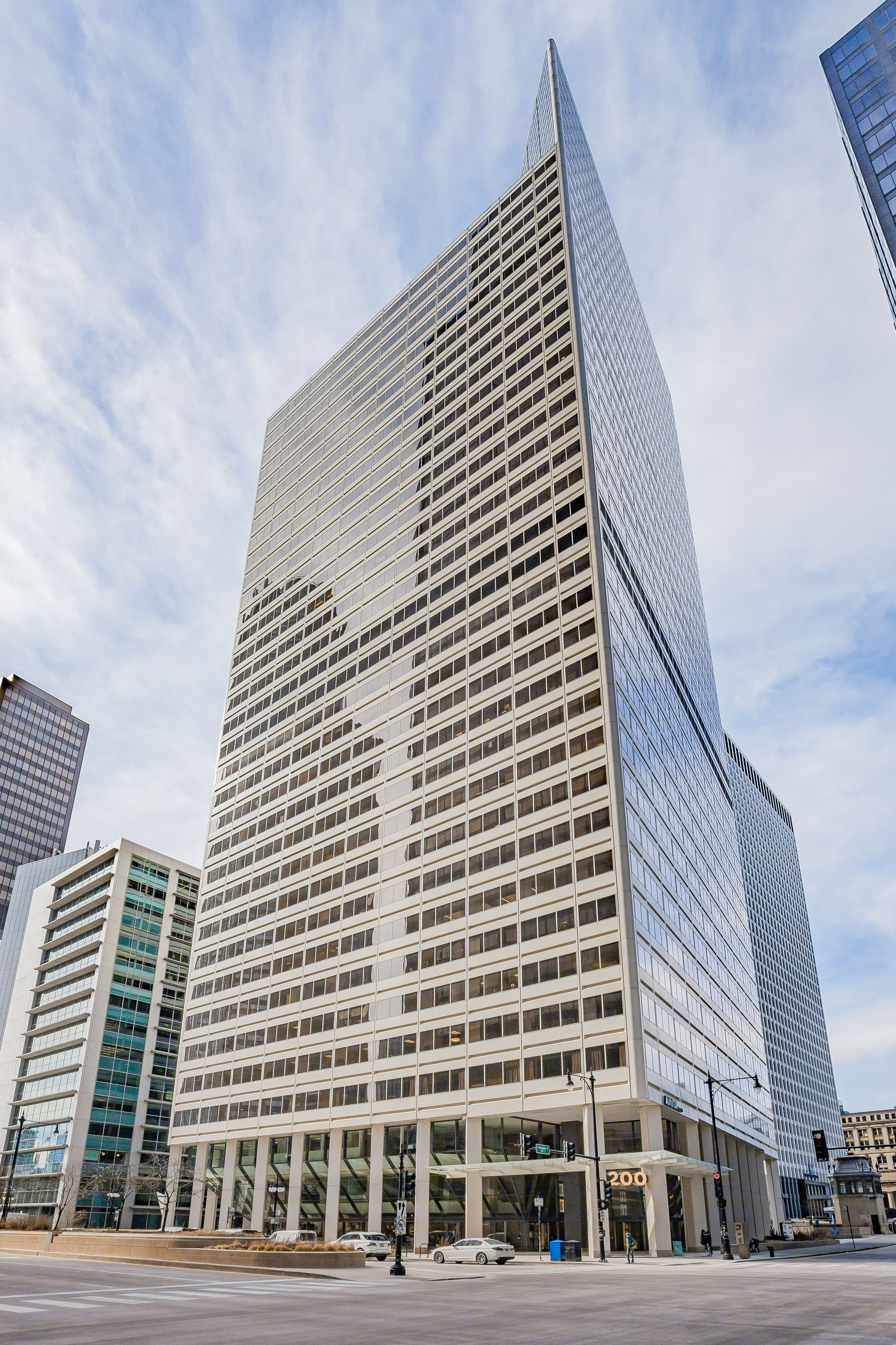 Outside view of 200 South Wacker